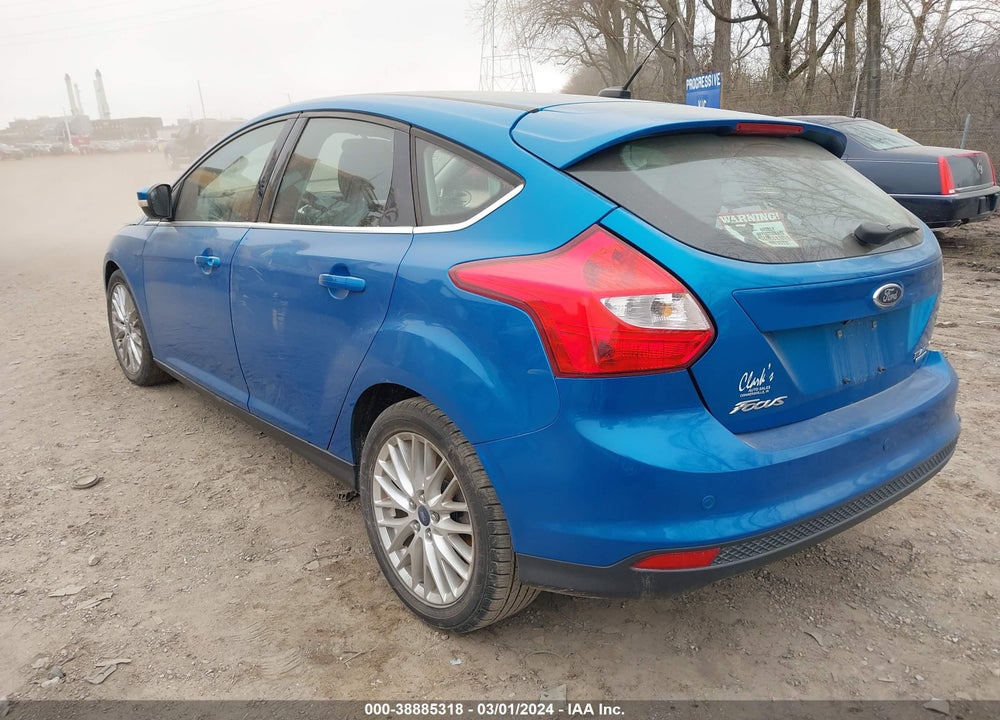 2013 FORD FOCUS TITANIUM VIN: 1FADP3N2XDL143685