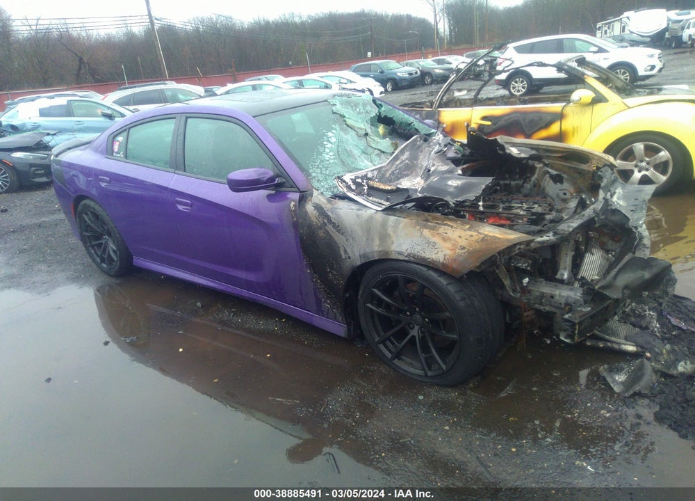 2019 DODGE CHARGER SCAT PACK RWD VIN: 2C3CDXGJ7KH624423