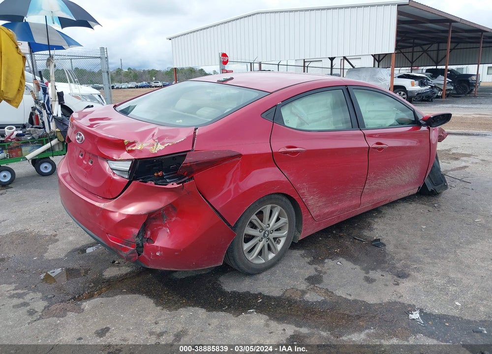 2016 HYUNDAI ELANTRA SE VIN: KMHDH4AE3GU518467