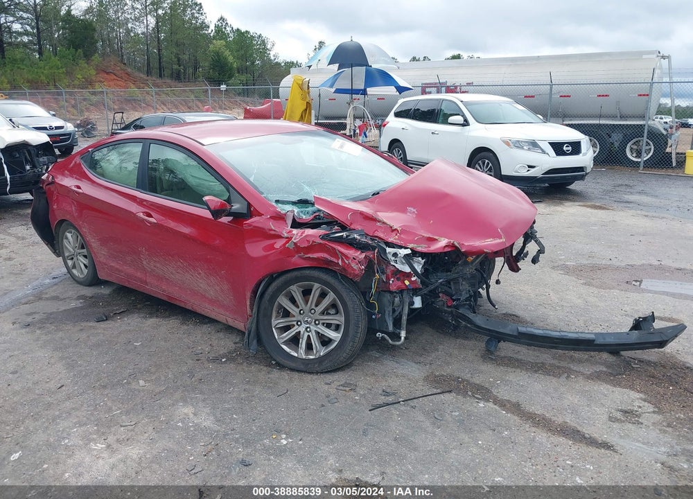 2016 HYUNDAI ELANTRA SE VIN: KMHDH4AE3GU518467