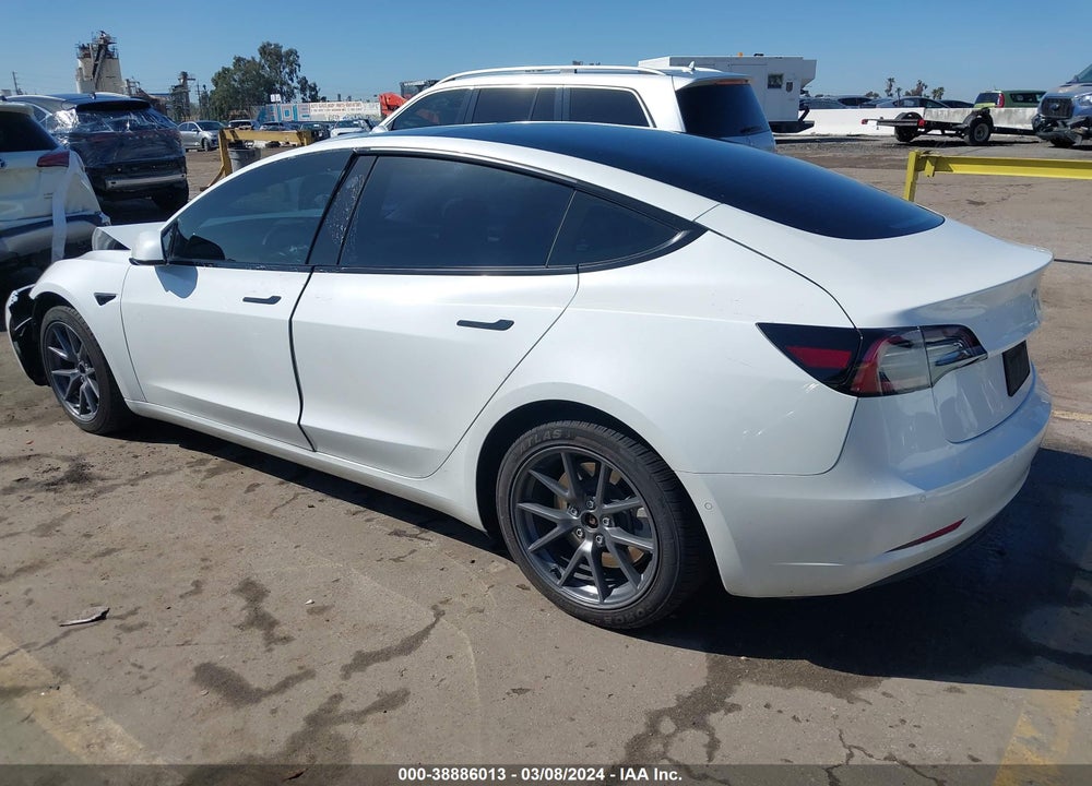 2022 TESLA MODEL 3 REAR-WHEEL DRIVE VIN: 5YJ3E1EA3NF101225