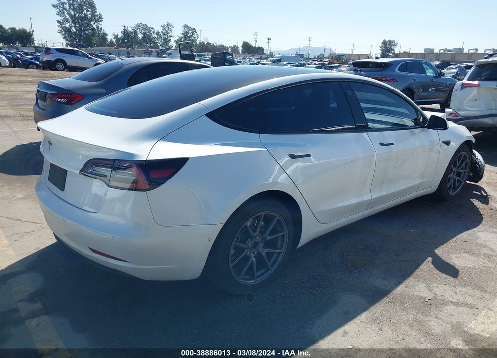 2022 TESLA MODEL 3 REAR-WHEEL DRIVE VIN: 5YJ3E1EA3NF101225