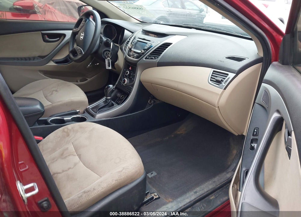 2016 HYUNDAI ELANTRA SE VIN: 5NPDH4AE9GH766558