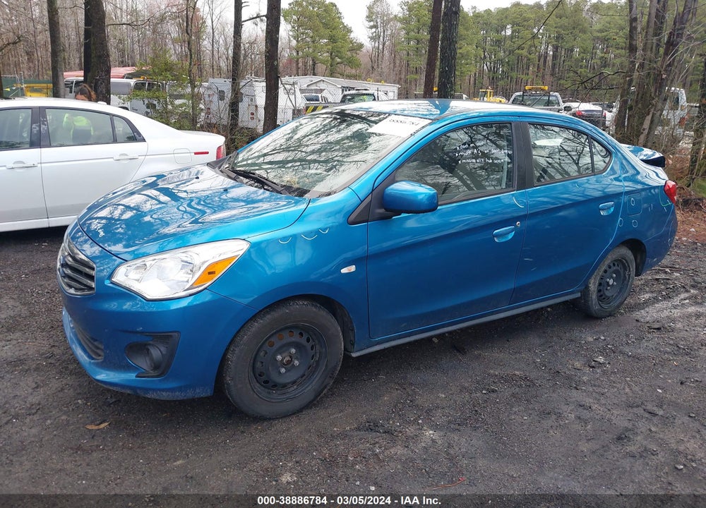 2019 MITSUBISHI MIRAGE G4 ES VIN: ML32F3FJ7KHF10641