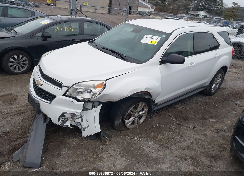 2013 CHEVROLET EQUINOX LS VIN: 2GNALBEK8D1131616