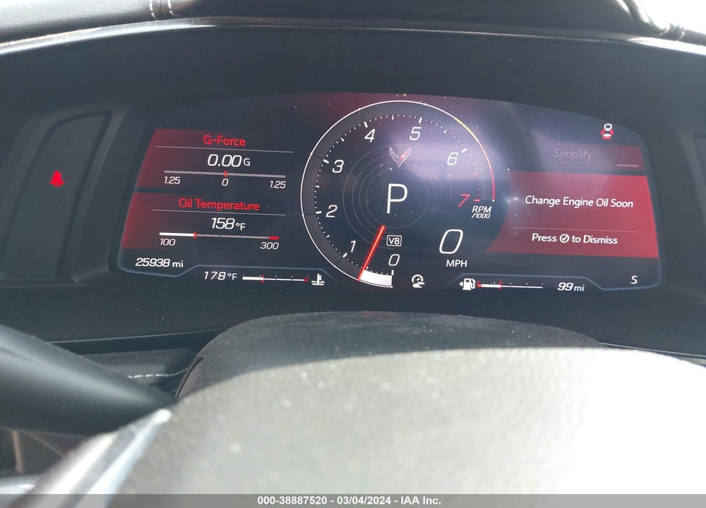 2020 CHEVROLET CORVETTE STINGRAY VIN: 1G1Y62D45L5104557