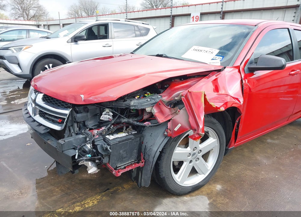 2013 AVENGER DODGE  SE VIN: 1C3CDZAB7DN517069