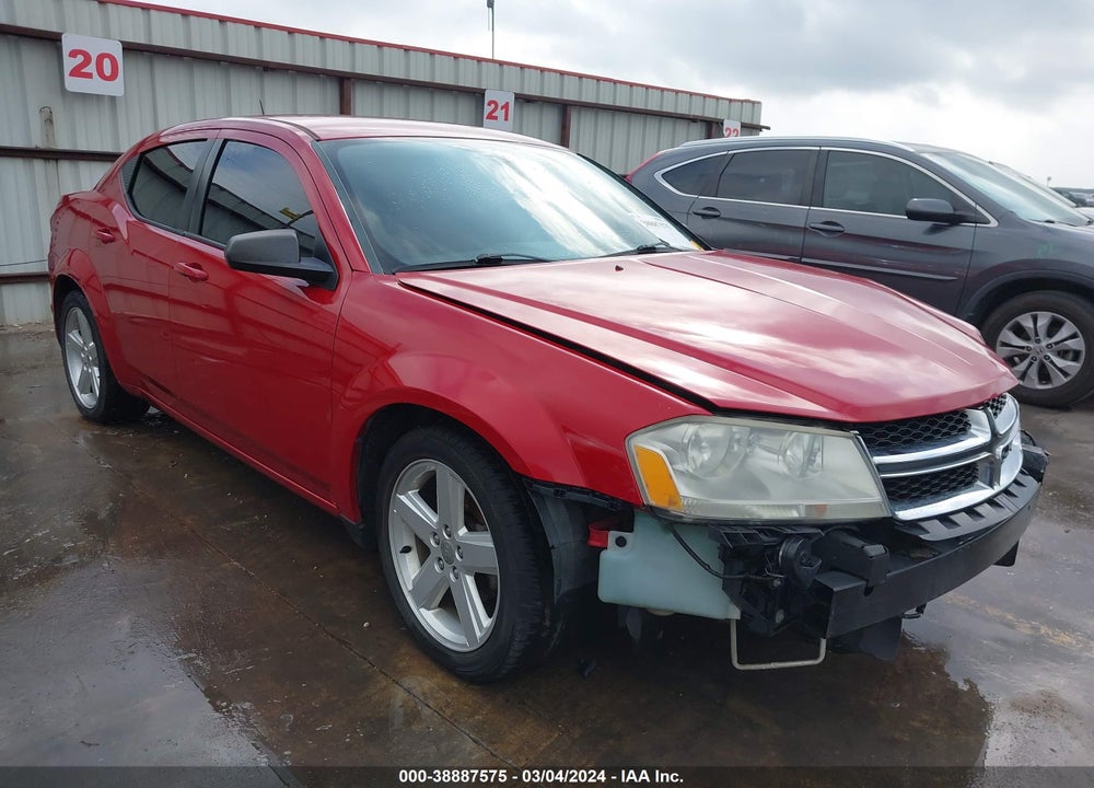 2013 AVENGER DODGE  SE VIN: 1C3CDZAB7DN517069