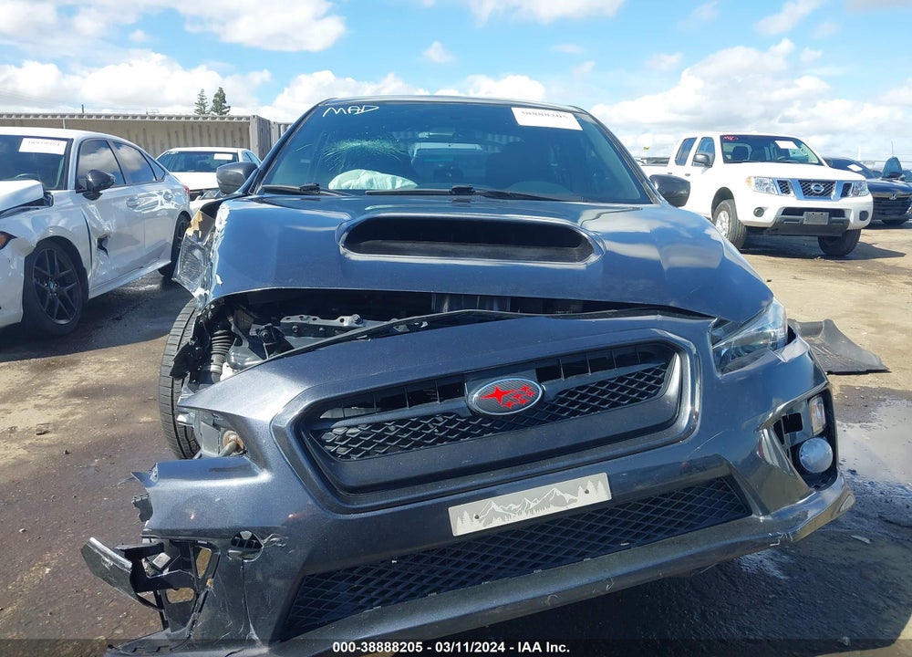2016 SUBARU WRX PREMIUM VIN: JF1VA1E63G8817437