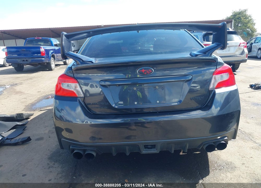 2016 SUBARU WRX PREMIUM VIN: JF1VA1E63G8817437