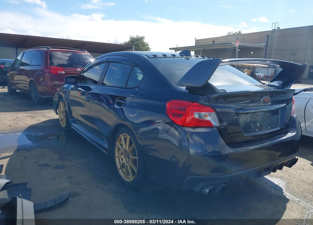 2016 SUBARU WRX PREMIUM VIN: JF1VA1E63G8817437