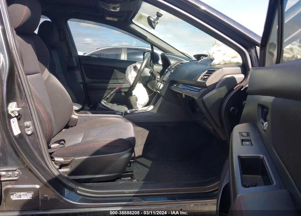 2016 SUBARU WRX PREMIUM VIN: JF1VA1E63G8817437