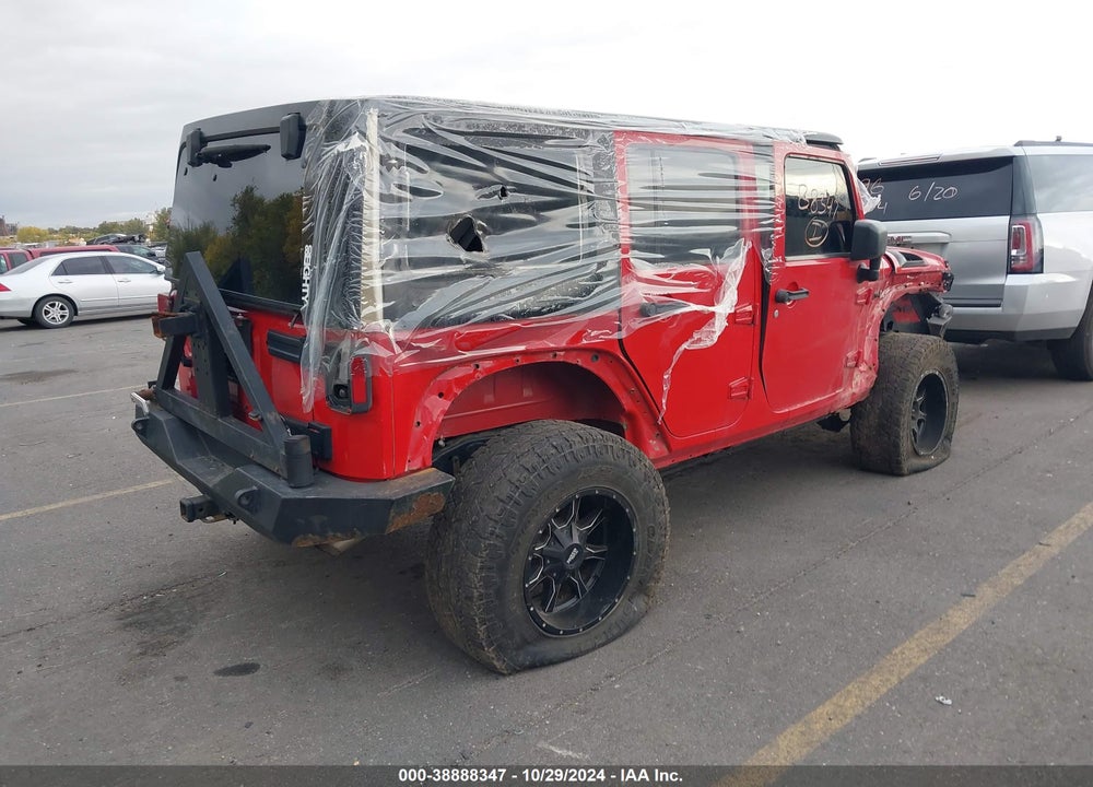 2014 JEEP WRANGLER UNLIMITED SPORT VIN: 1C4BJWDG9EL102516