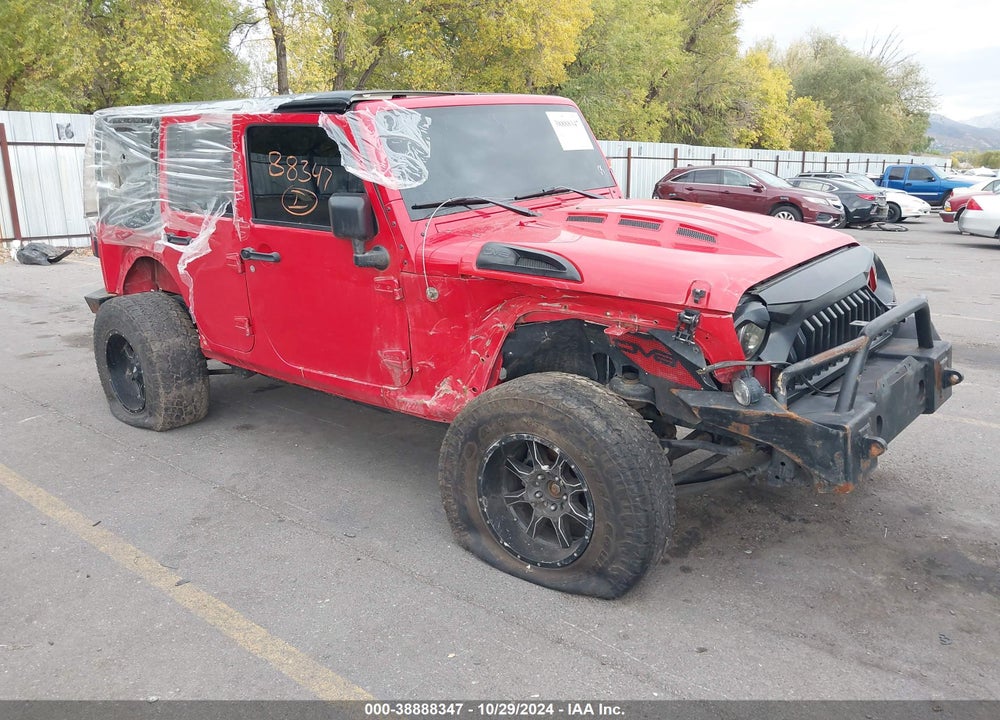 2014 JEEP WRANGLER UNLIMITED SPORT VIN: 1C4BJWDG9EL102516