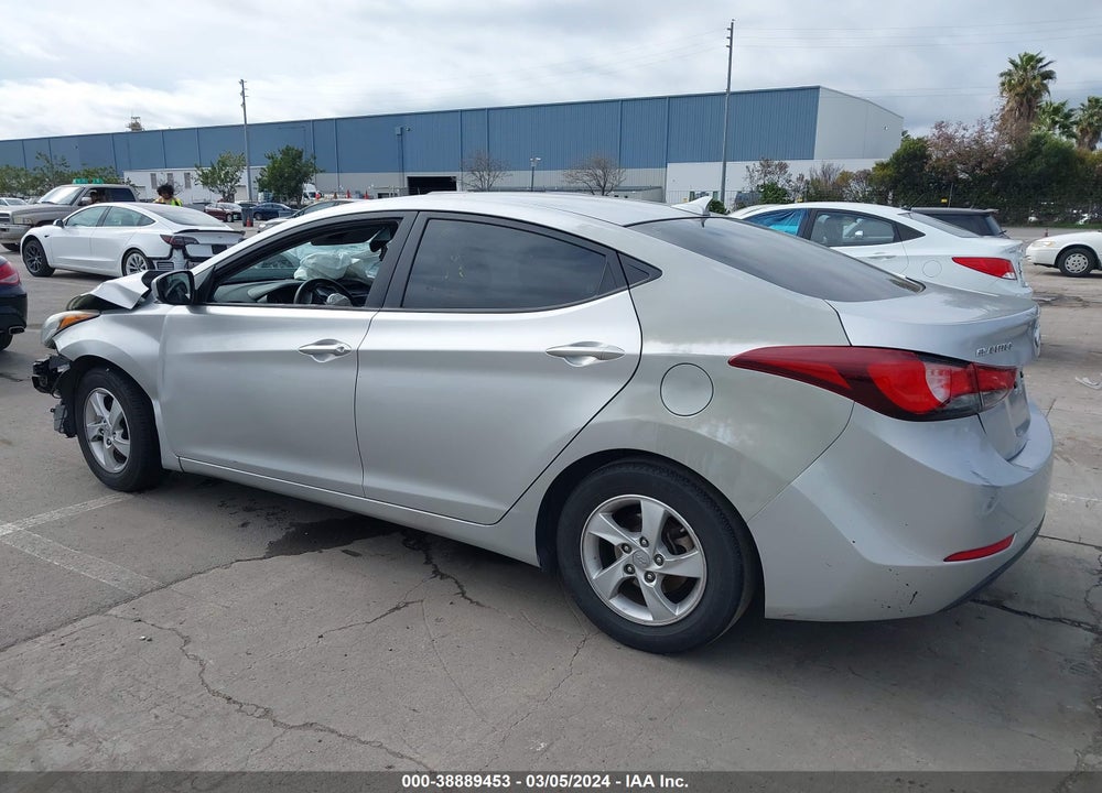 2015 HYUNDAI ELANTRA SE VIN: 5NPDH4AE5FH624576
