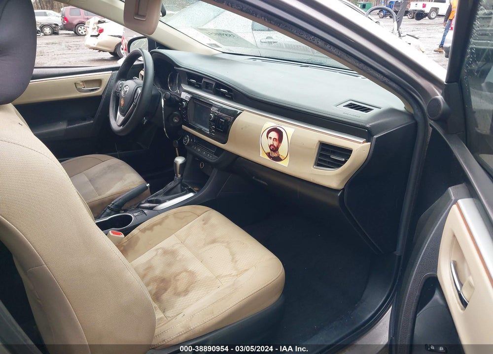 2016 TOYOTA COROLLA LE VIN: 2T1BURHE0GC708542