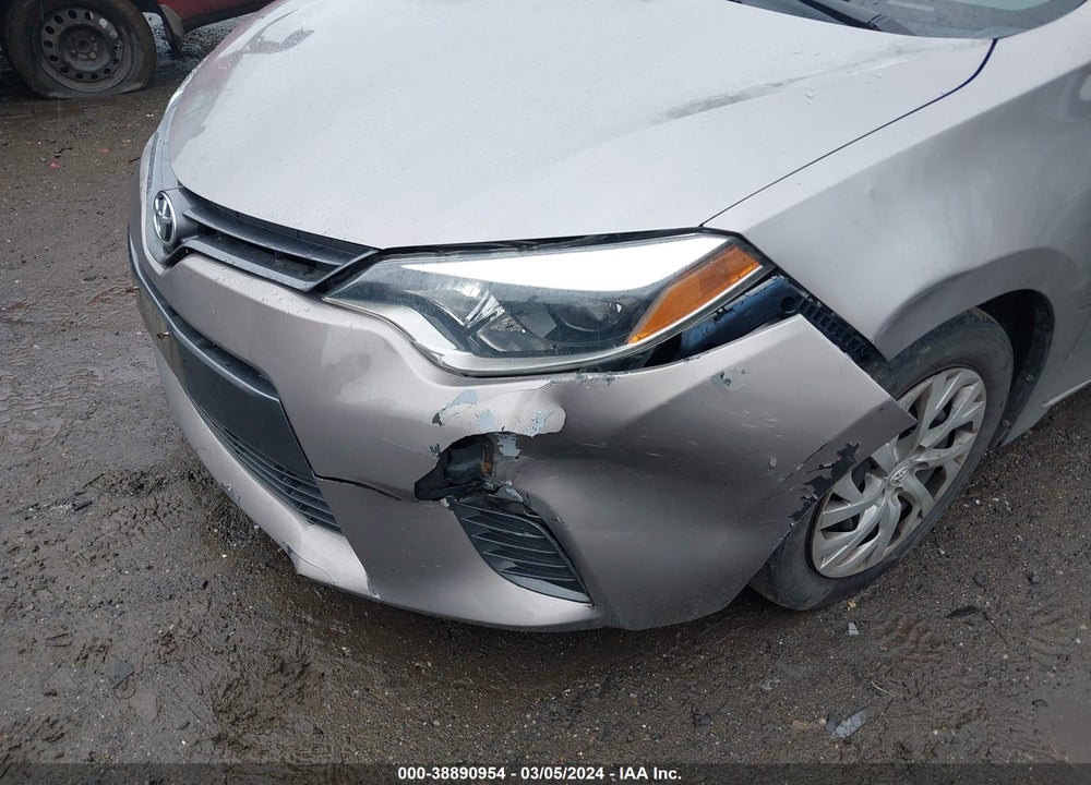 2016 TOYOTA COROLLA LE VIN: 2T1BURHE0GC708542