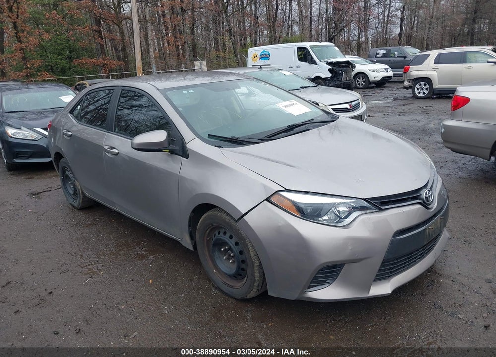2016 TOYOTA COROLLA LE VIN: 2T1BURHE0GC708542
