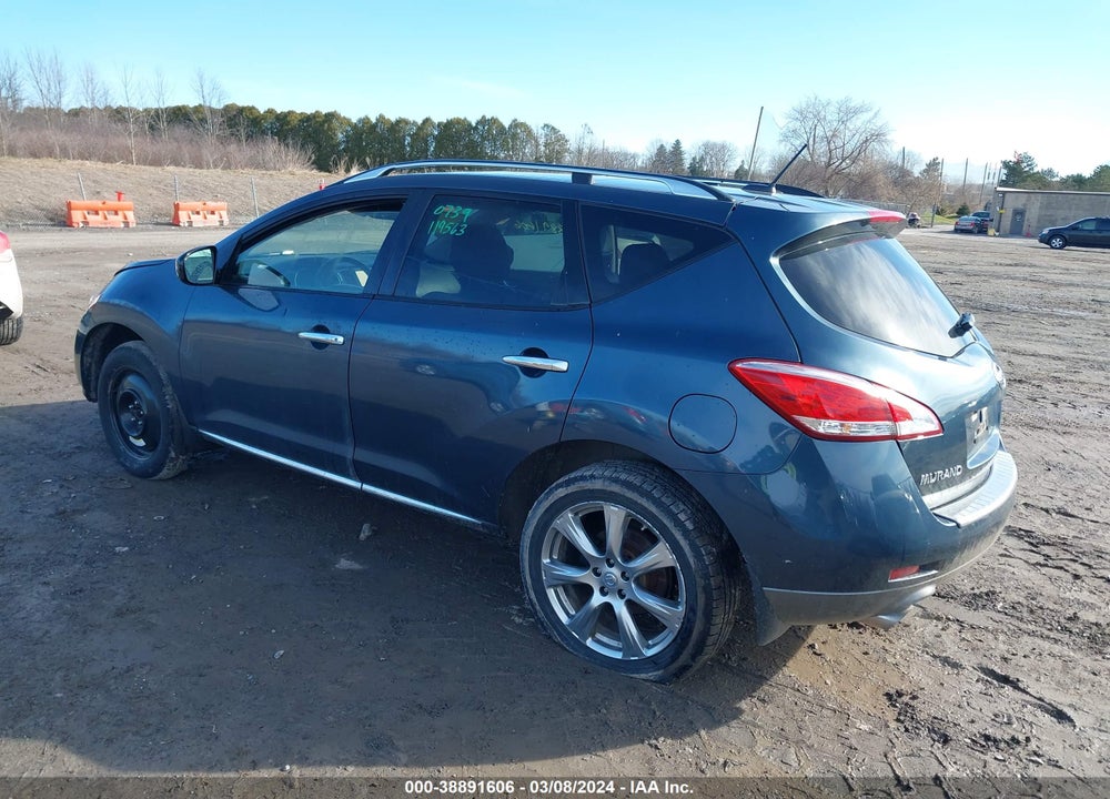 2014 NISSAN MURANO LE VIN: JN8AZ1MW0EW533831