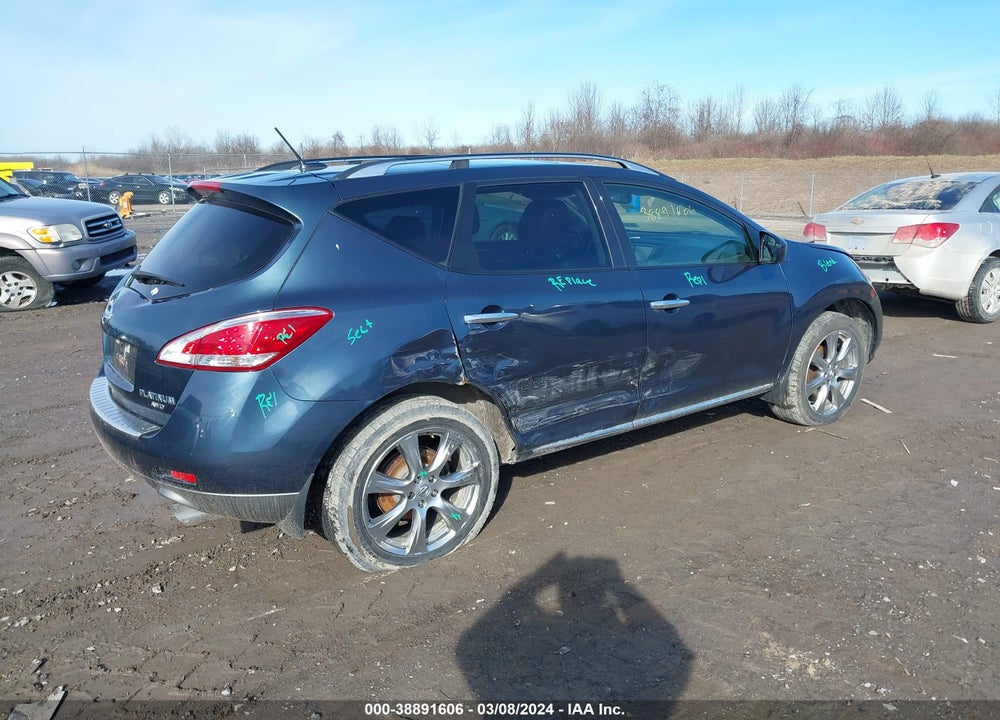 2014 NISSAN MURANO LE VIN: JN8AZ1MW0EW533831