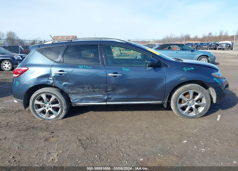 2014 NISSAN MURANO LE VIN: JN8AZ1MW0EW533831