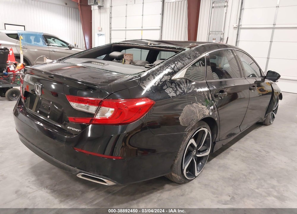 2018 HONDA ACCORD SPORT VIN: 1HGCV1F32JA003632