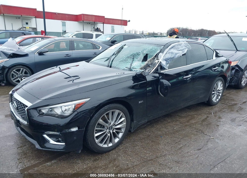 2018 INFINITI Q50 3.0T LUXE VIN: JN1EV7ARXJM439748