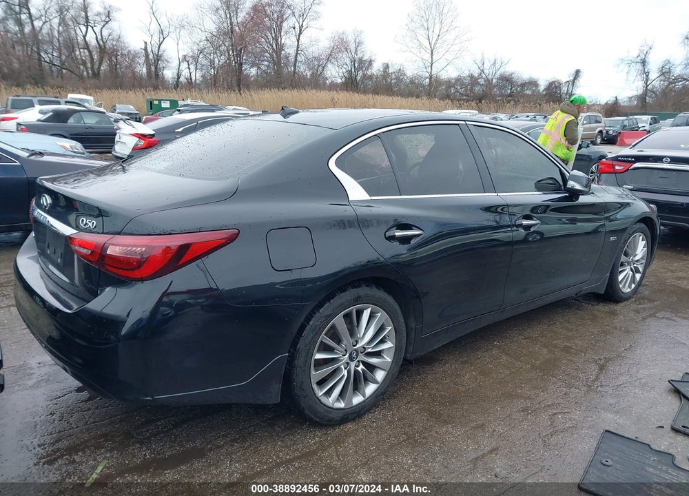 2018 INFINITI Q50 3.0T LUXE VIN: JN1EV7ARXJM439748