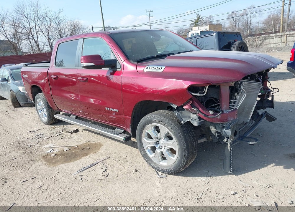 2019 RAM 1500 BIG HORN/LONE STAR 4X4 5'7 BOX VIN: 1C6SRFFT1KN766089