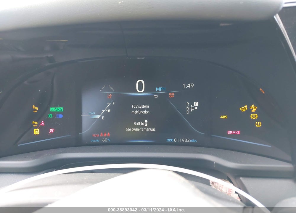 2023 TOYOTA MIRAI XLE VIN: JTDAAAAA1PA010507