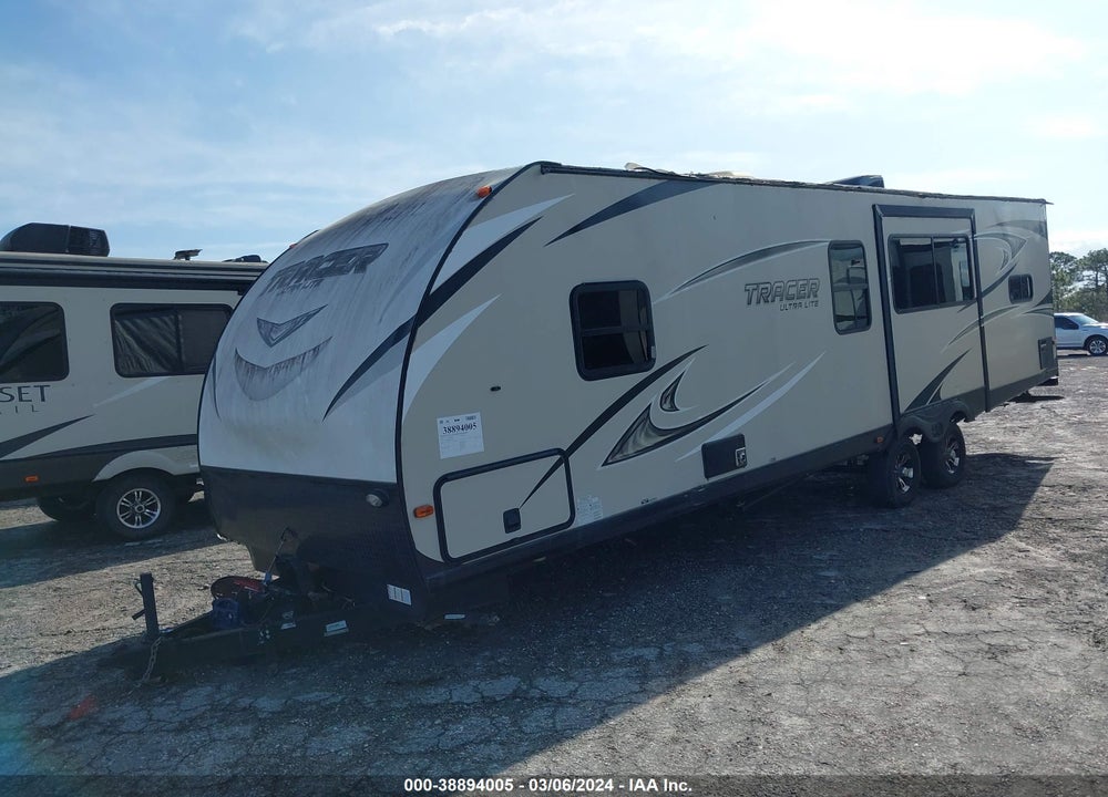 2017 FOREST RIVER TRACER TRAVEL TRAILER VIN: 5ZT2TRWB6HB512227