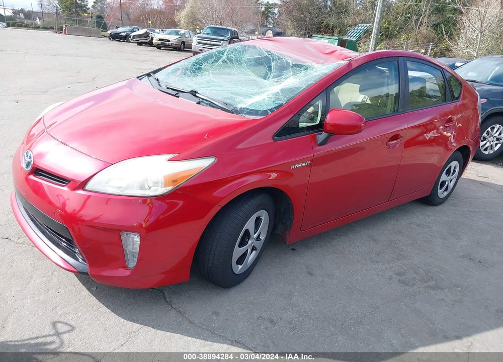 2013 TOYOTA PRIUS VIN: JTDKN3DU4D1727781