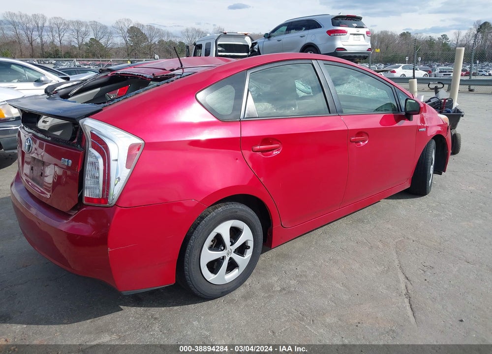 2013 TOYOTA PRIUS VIN: JTDKN3DU4D1727781