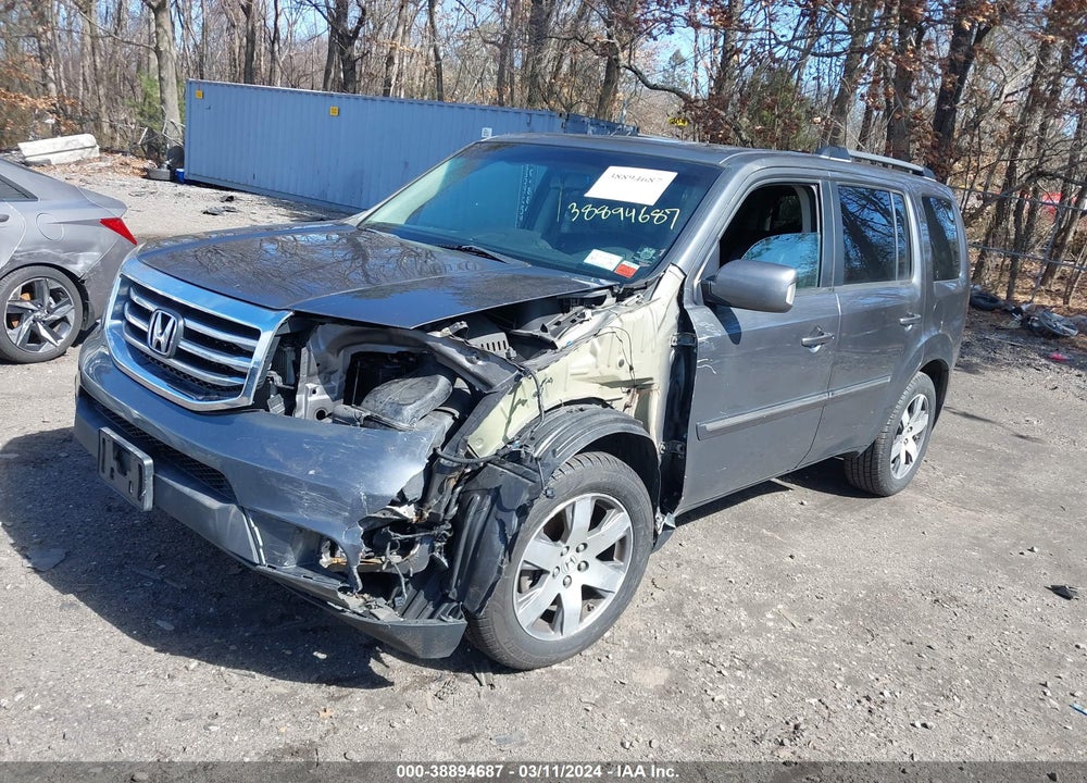 2012 HONDA PILOT TOURING VIN: 5FNYF4H99CB076639