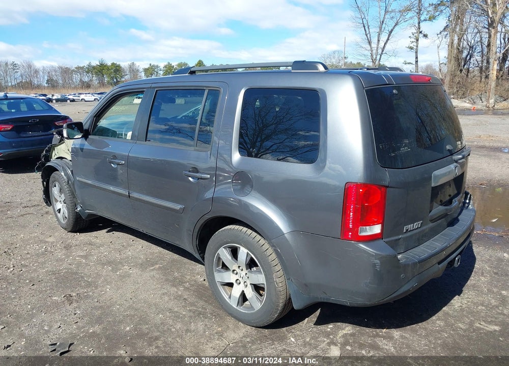 2012 HONDA PILOT TOURING VIN: 5FNYF4H99CB076639
