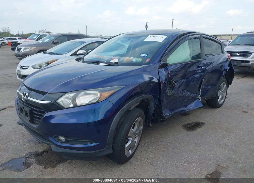 2017 HONDA HR-V EX VIN: 3CZRU5H57HG702195