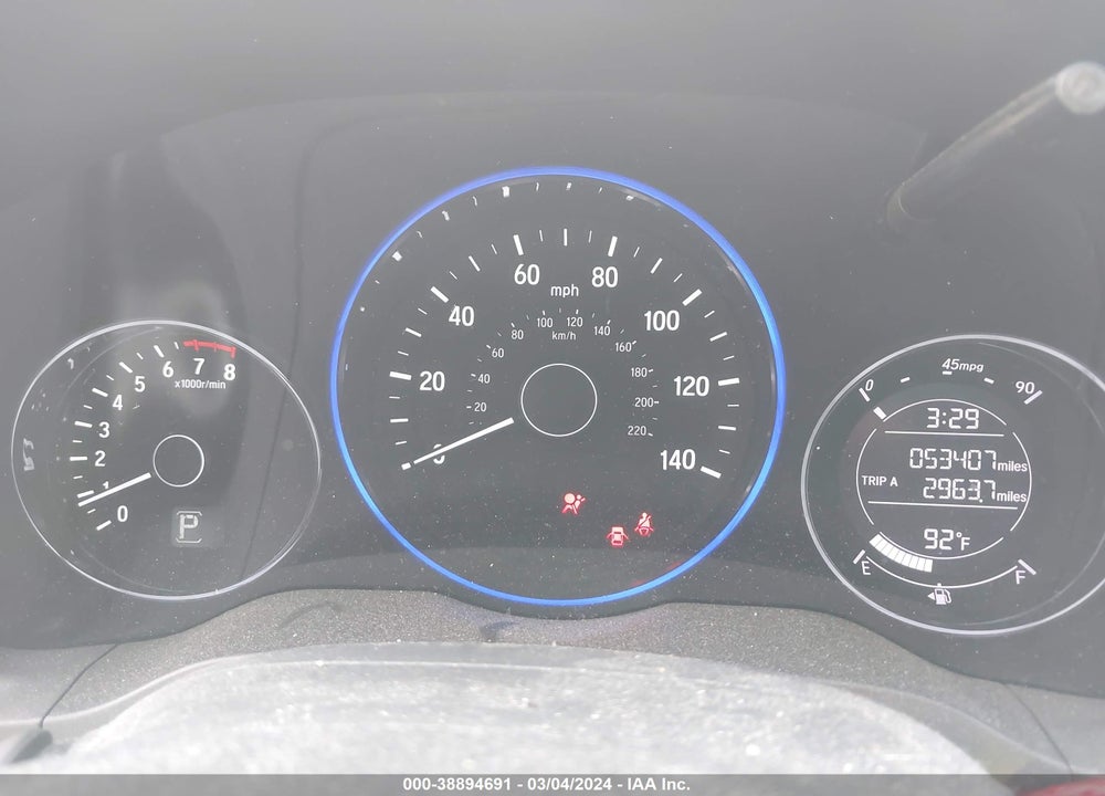 2017 HONDA HR-V EX VIN: 3CZRU5H57HG702195
