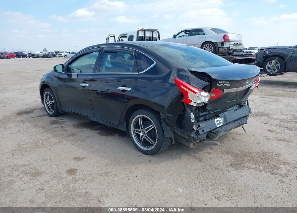 2016 NISSAN SENTRA S VIN: 3N1AB7AP7GY294468