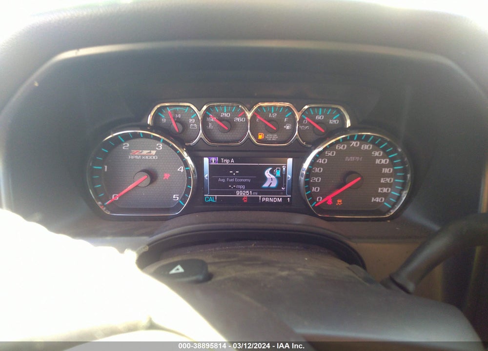 2015 CHEVROLET SILVERADO 2500HD LTZ VIN: 1GC1KWE81FF646606