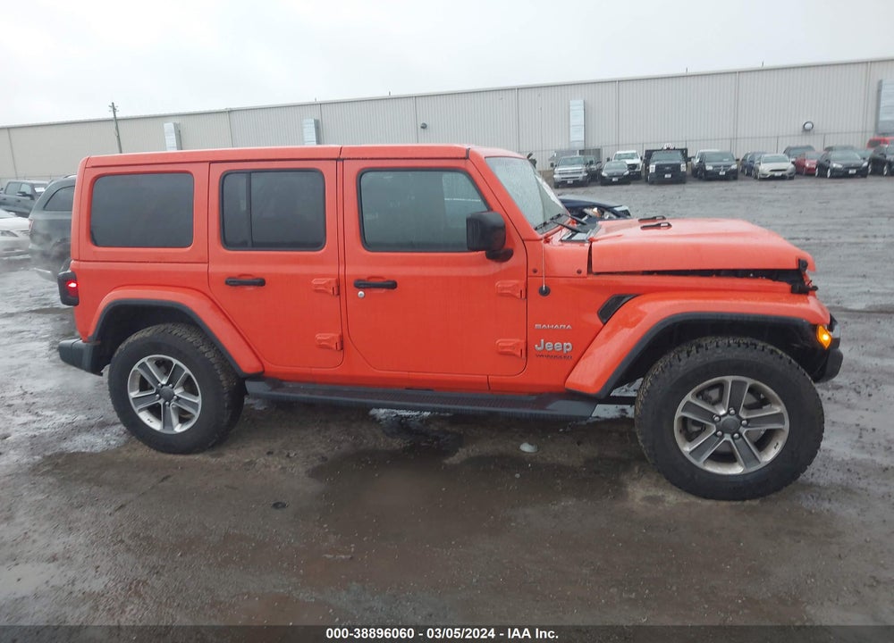 2020 JEEP WRANGLER UNLIMITED SAHARA VIN: 1C4HJXEN0LW221208