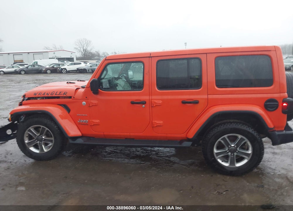 2020 JEEP WRANGLER UNLIMITED SAHARA VIN: 1C4HJXEN0LW221208