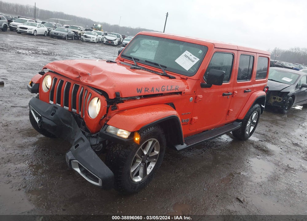 2020 JEEP WRANGLER UNLIMITED SAHARA VIN: 1C4HJXEN0LW221208