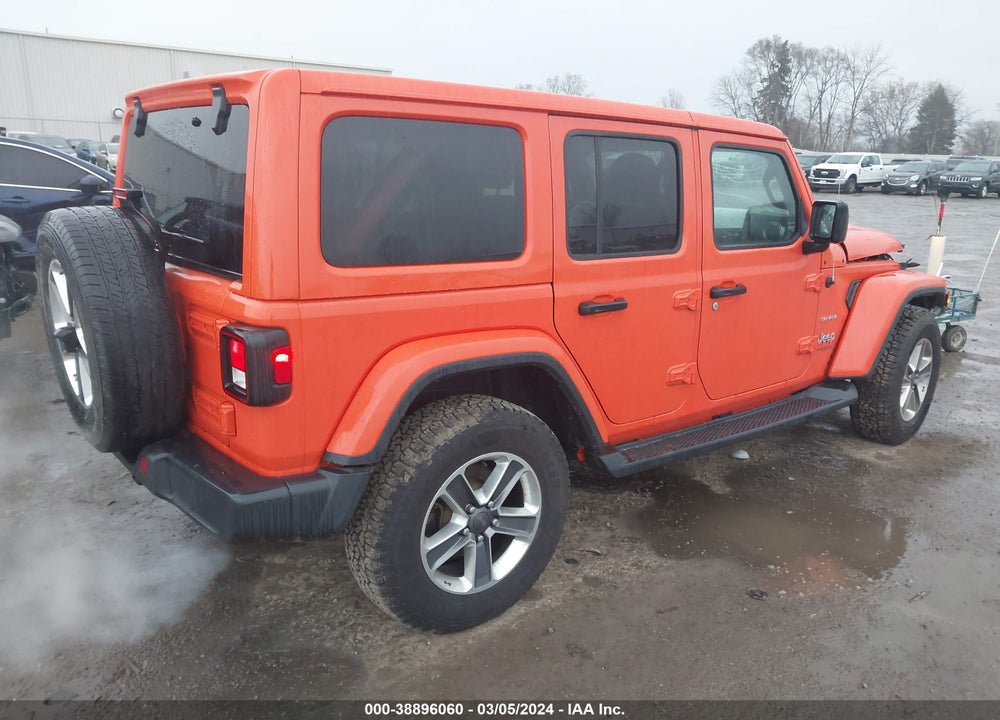 2020 JEEP WRANGLER UNLIMITED SAHARA VIN: 1C4HJXEN0LW221208