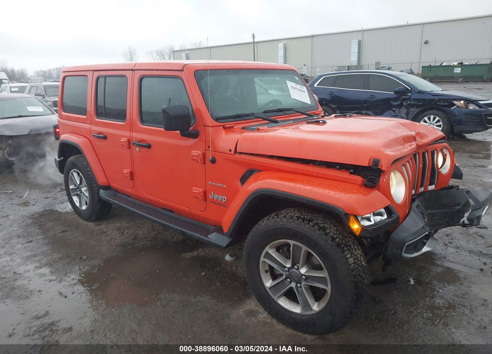 2020 JEEP WRANGLER UNLIMITED SAHARA VIN: 1C4HJXEN0LW221208