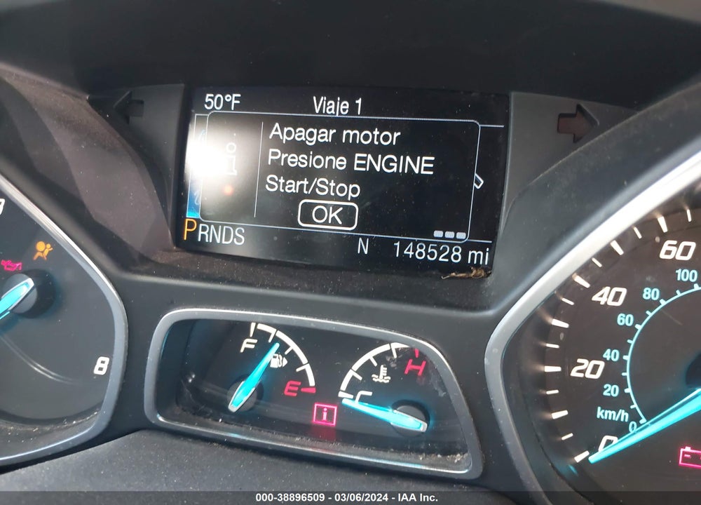 2014 FORD ESCAPE TITANIUM VIN: 1FMCU9J9XEUB75502