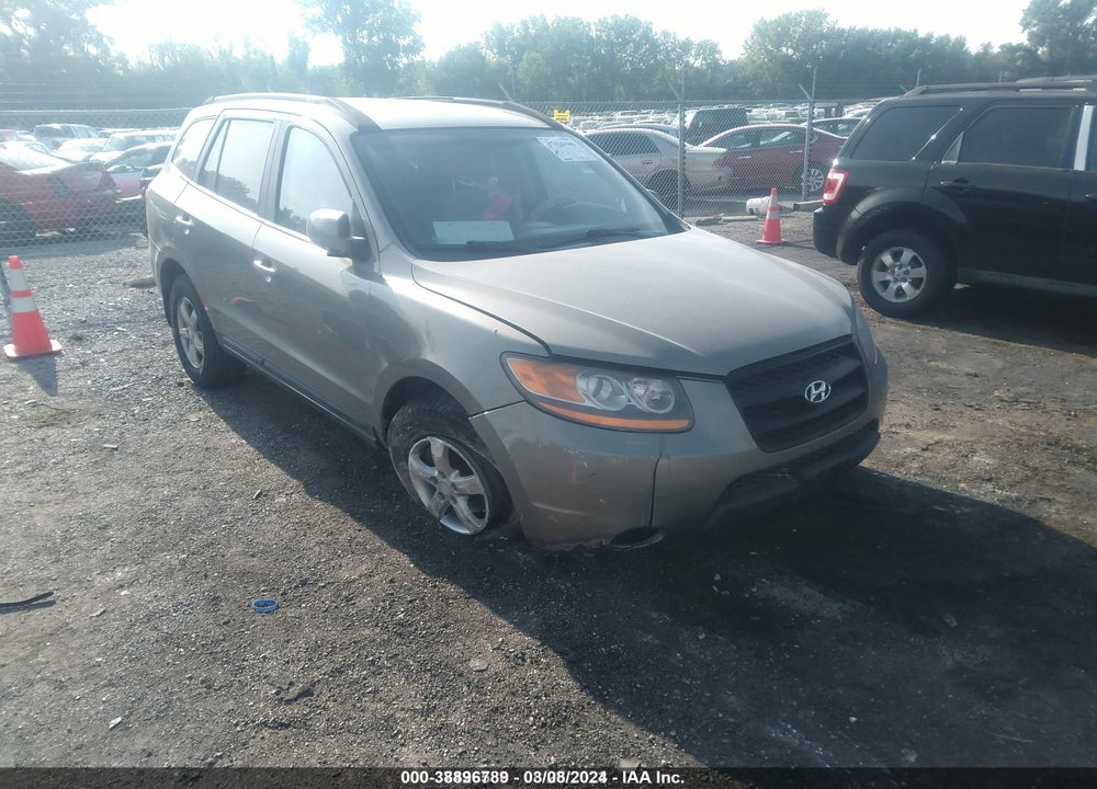 2008 HYUNDAI SANTA FE GLS VIN: 5NMSG13D88H200516