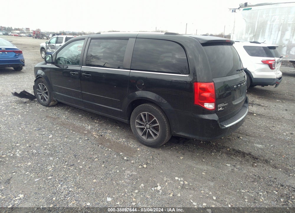 2017 DODGE GRAND CARAVAN SXT VIN: 2C4RDGCG2HR834270