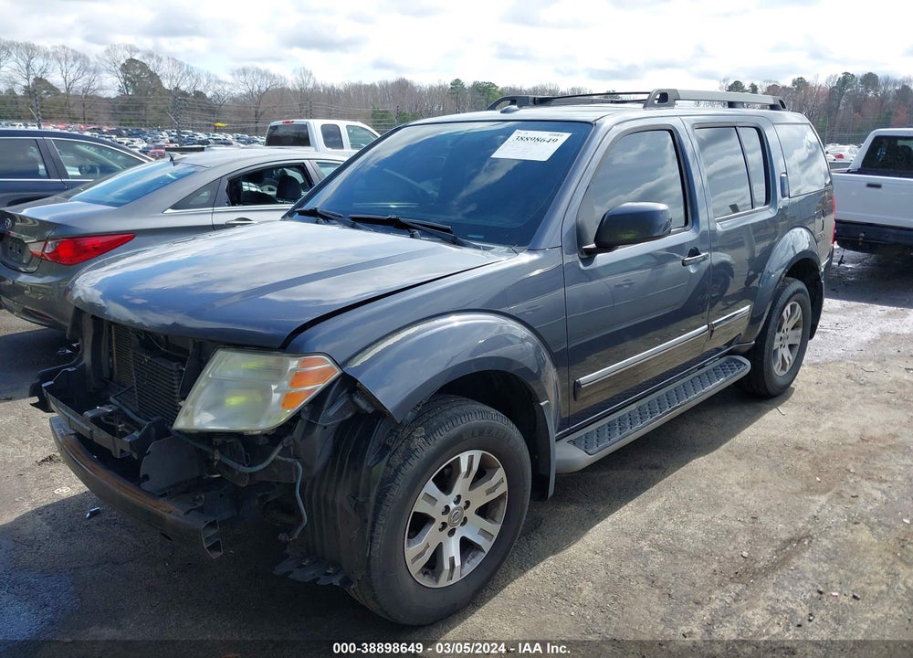 2012 NISSAN PATHFINDER SILVER VIN: 5N1AR1NB5CC606239