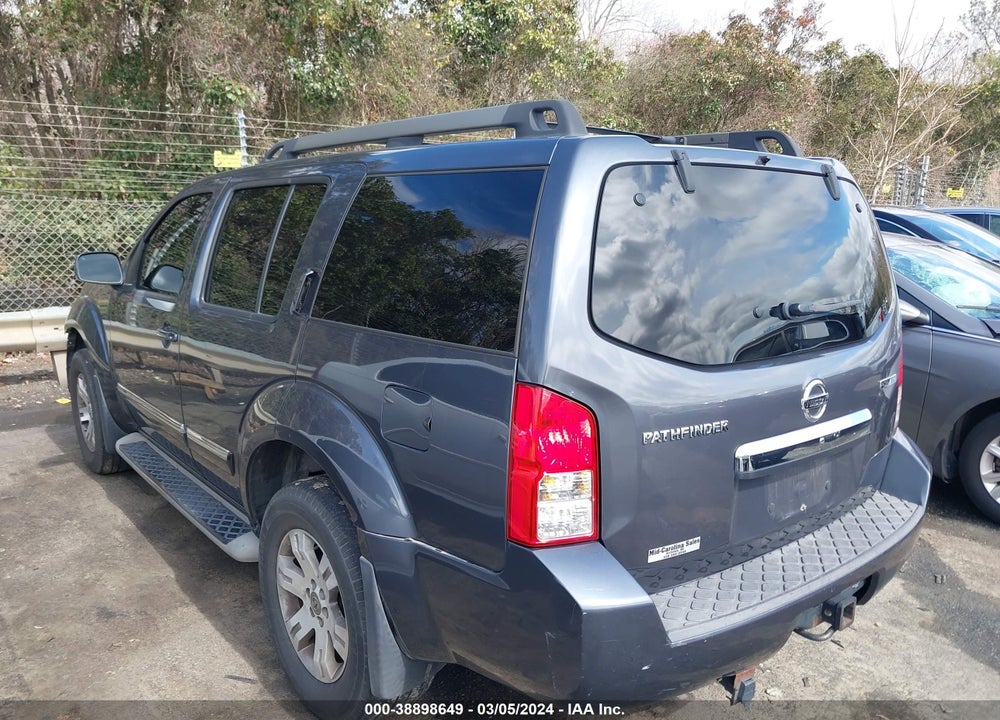 2012 NISSAN PATHFINDER SILVER VIN: 5N1AR1NB5CC606239
