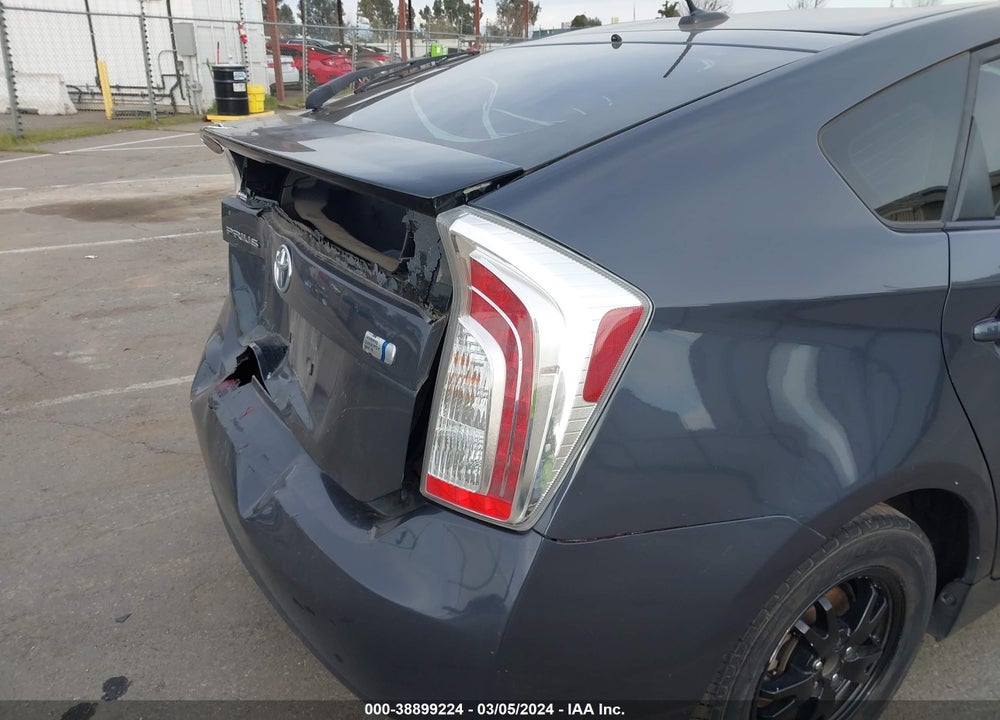 2012 TOYOTA PRIUS THREE VIN: JTDKN3DU2C5380880